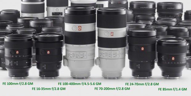 sony-fe-gm-lenses-lineup