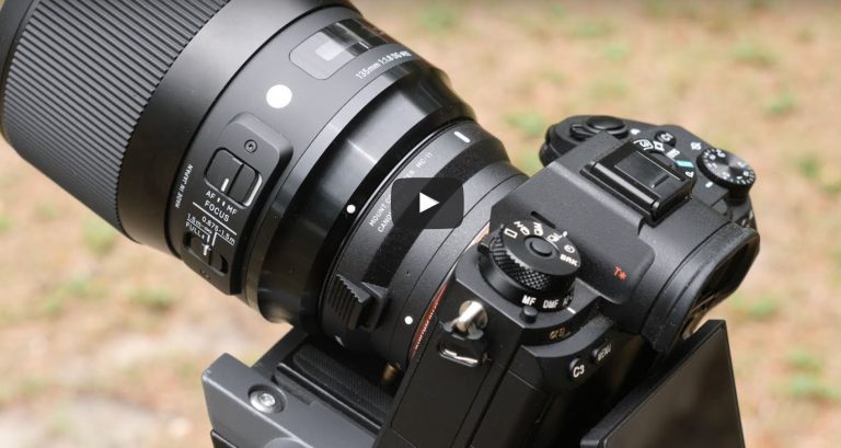 Video: Sigma 135mm f/1.8 Art Lens Tested on Sony a9 Using MC-11 Adpater