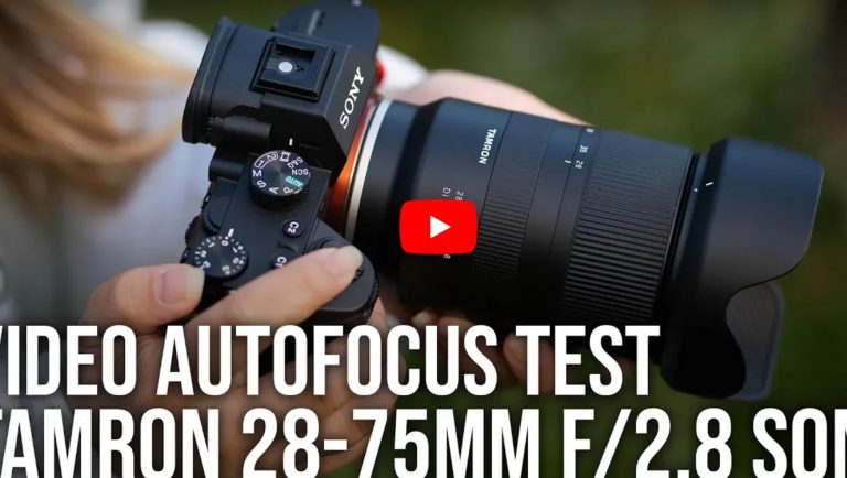 Video AF Test: Tamron 28-75mm f/2.8 FE Lens on Sony a7 III