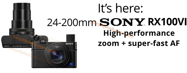 First Leaked Image of Sony RX100 VI w/ 24-200mm Lens & Super Fast AF !