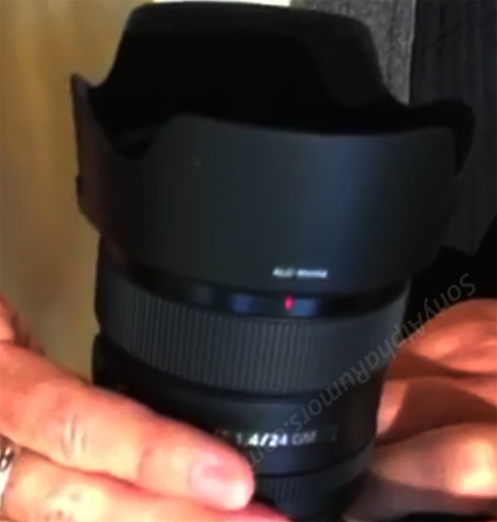 First Leaked Image of Sony FE 24mm f/1.4 GM Lens ?